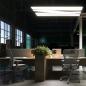 Preview: modulare Design-Deckenlampe für hohe Büroräume